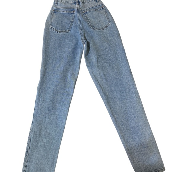 Stylish Light Blue High Rise Women's Jeans - Picture 3 of 6